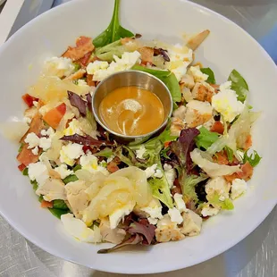 Chicken and Bacon Salad with Yeli dressing