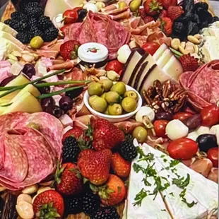 Extra large customized charcuterie board