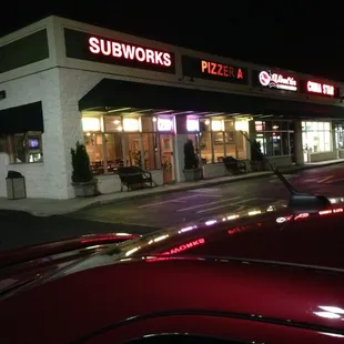 the outside of the store