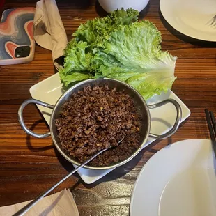 Kobe Beef Lettuce Wrap