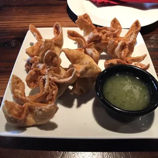 Smoked Salmon Cheese Wontons