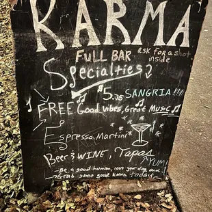 Holiday cocktails available!