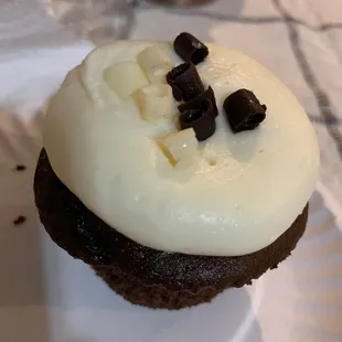 Triple chocolate with cream cheese frosting