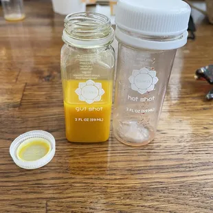 Gut shot and hot shot ! Best tasting immunity shots I&apos;ve ever had!