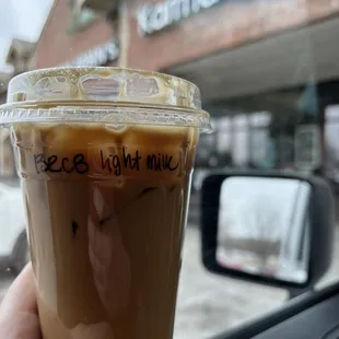 //bad romance cold brew latte//