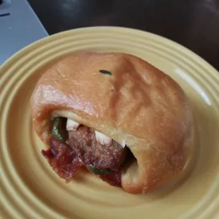 The Spicy Heart Attack kolache