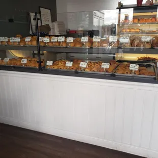 A wiiiiiide array of kolaches.. not many plant-based options available, however.