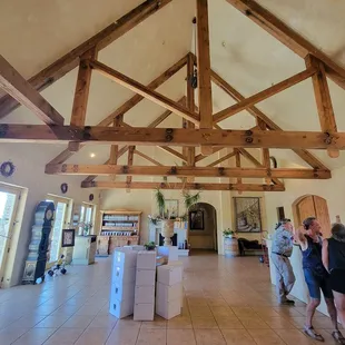 Tasting bar is on the right