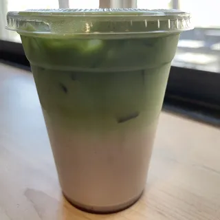 Hibiscus Matcha Latte