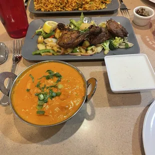 Chicken Biryani, Tikka Masala, Chicken Tandoori