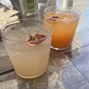 Hello Again and New York State of Mind cocktails