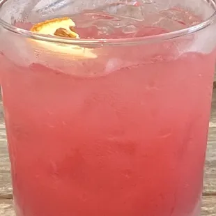 Blood Orange Marg cocktail