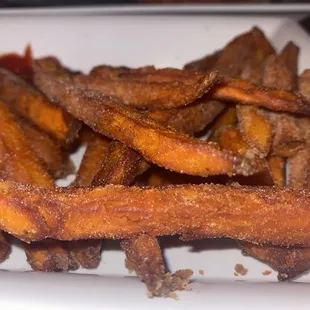 Sweet potato fries aka healthy churros