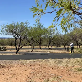 Hardworking camp hosts cleaning out the last of the Louds. Staff here is fantastic.