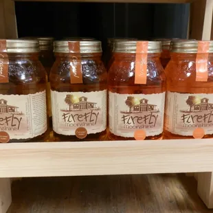 Moonshine (there were lots of flavors)