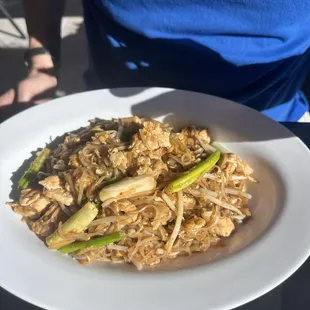 Chicken pad Thai. So good.