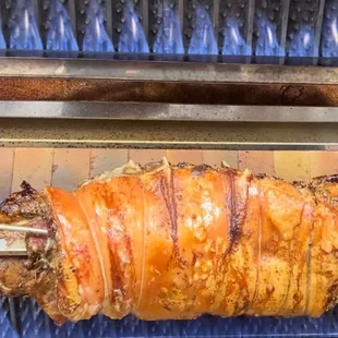 Porchetta on the Rotisserie!