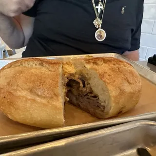 Karved Cheesesteak Sandwich