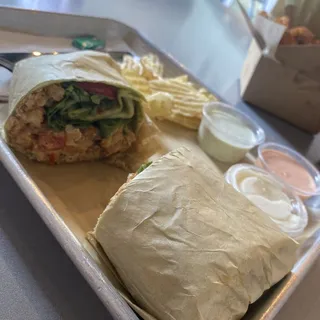 Karved Buffalo Chicken Wrap