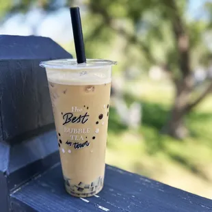 a cup of iced coffee