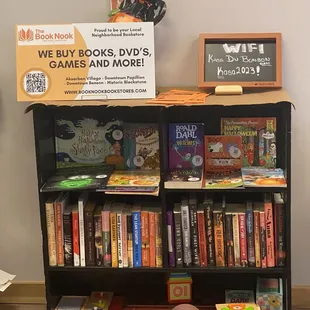 Available books and DVDs to watch