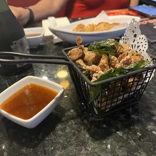 Basil Popcorn Chicken