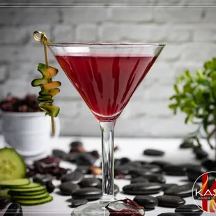 CUCUMBER HIBISCUS GIMLET