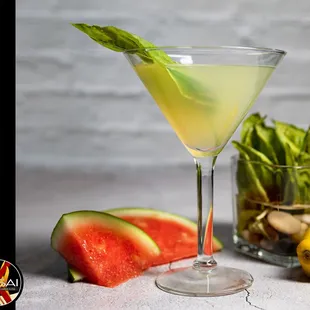 WATERMELON BASIL MARTINI