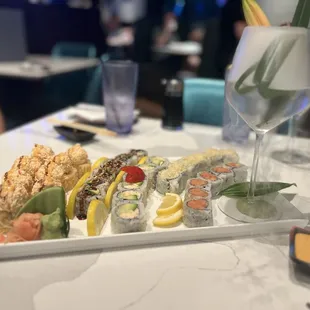 sushi and sashimi, food