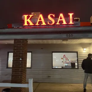 the neon sign