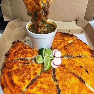 Birria Pizza
