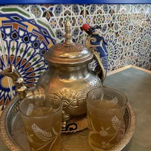Large mint tea.