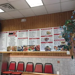 Chinese menu