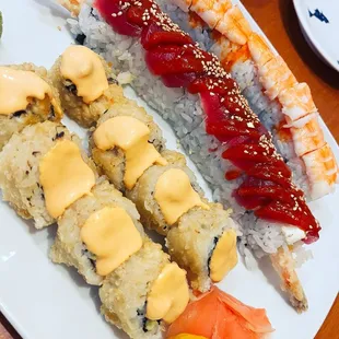 #9 Roll Yellow Jacket Roll Crunchy Roll