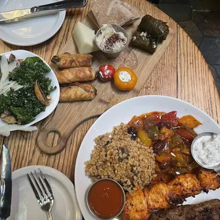 Two Skewers Lunch Special