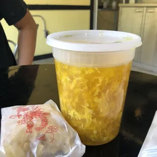 Large Egg Drop Soup