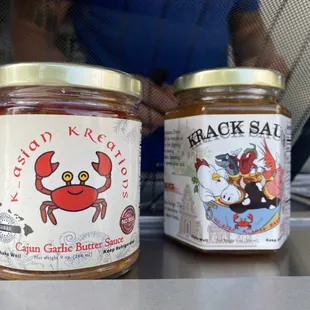 He sells the sauces here too besides in stores at Don Quijote.