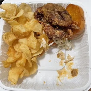 Deep Fried Soft Shell Crab Sandwich