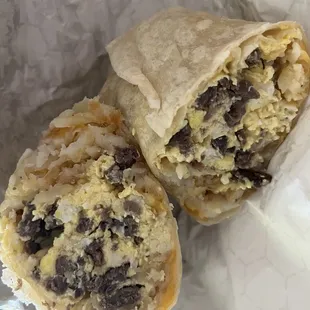 Carne Asada Breakfast Burrito