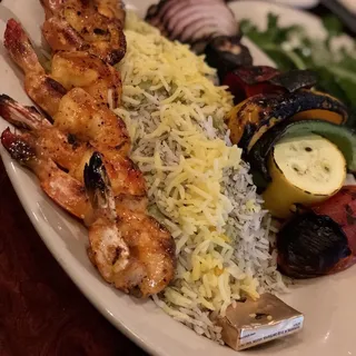 Shrimp Kebab Dinner