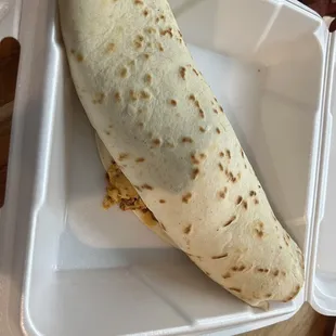 King Breakfast Burrito