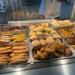 a variety of baked goods