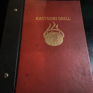 The menu