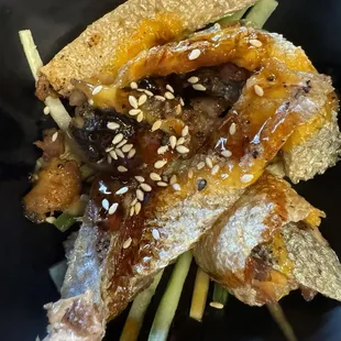 Salmon Skin Salad