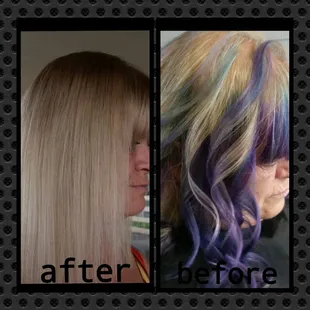 Removed Vivids color