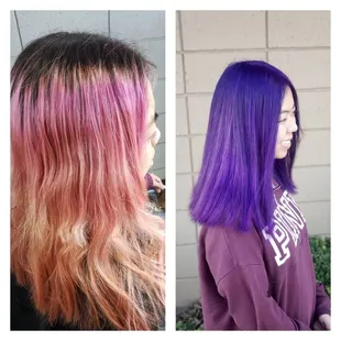 Before and after color correction!