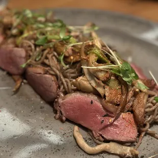 Foie Gras and Duck with Cold Soba