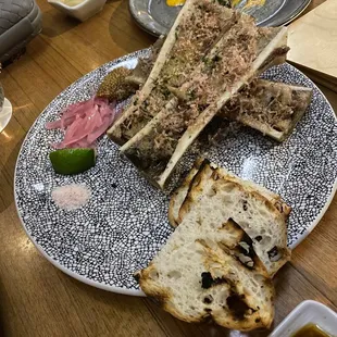 Miso Crusted Bone Marrow