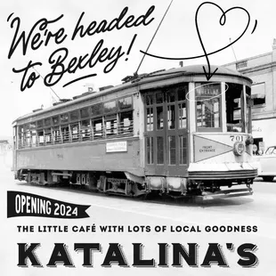 Opening November 1st, 2024!  Photo credit Katalina's IG.   (10/16/2024)