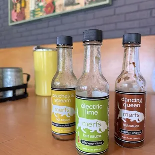 The salsas they have